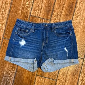 Old Navy Blue Jean Shorts Boyfriend Midrise